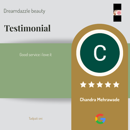 Chandra Mehrawade, a delighted customer from Hubli, raves about her experience at Dreamdazzle bea… post image
