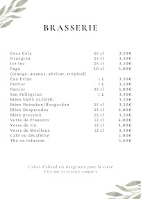 Menu Restaurant L'oliveraie - Chambre d'hotes Page 2