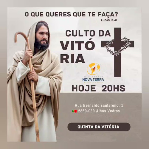 Avaliações doIgreja de Cristo Ministerio Nova Terra Portugal em Moita - Igreja