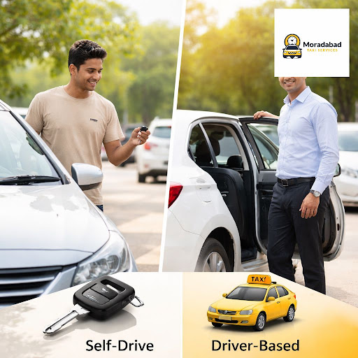 Planning a trip and confused between self-drive and driver-based cabs? At Moradabad taxi services… post image