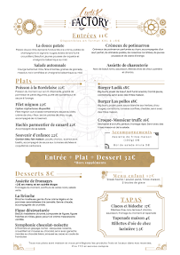 Menu Bar & Restaurant Ludik Factory Page 1