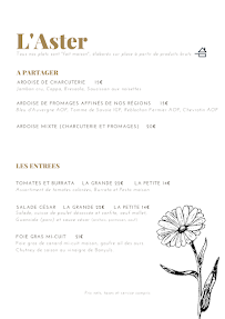 Menu L'Aster Page 3