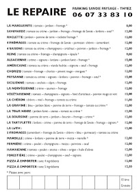Menu Le Repaire Page 4