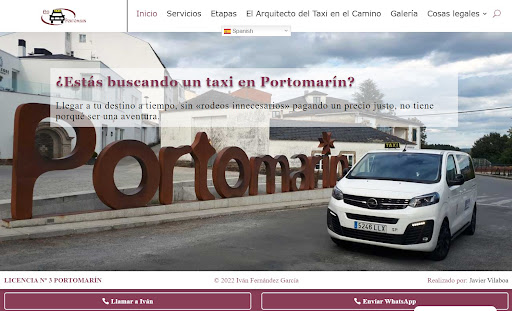 Taxi Iván en Portomarín