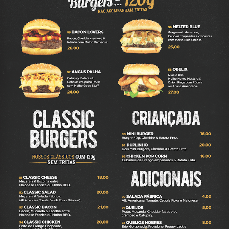 Fábrica Gourmet Hamburgueria tem o melhor hambúrguer de Curitiba