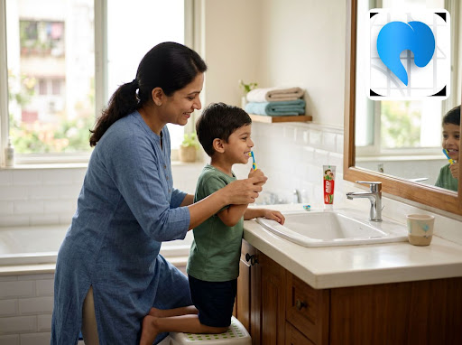 Healthy smiles start at home. At Dental Parkk - Pediatric and Family Dental Care in Ghatkopar, Mu… post image