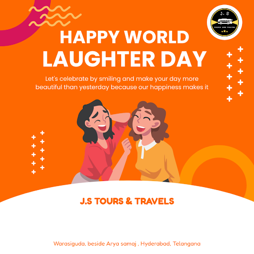 Celebrate Happy World Laughter Day with J.S Tours & Travels! 🚗✨ Rent your dream car in Hyderabad… post image