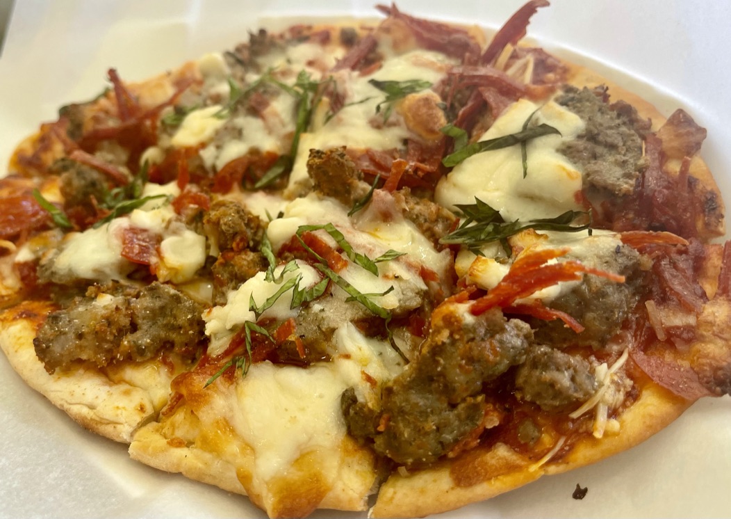 The Cafe @ LaundrYuP! storefront and entrance in Biddeford