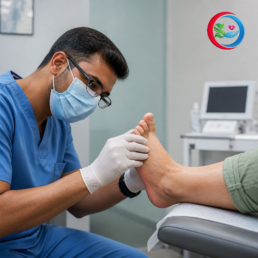 ✔️ Focused diabetic foot assessments to detect nerve damage, poor circulation and pressure points…