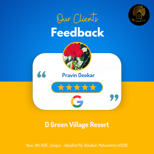 Pravin Deokar, a delighted guest, shares his 5-star experience at D Green Village Resort in Akkal…