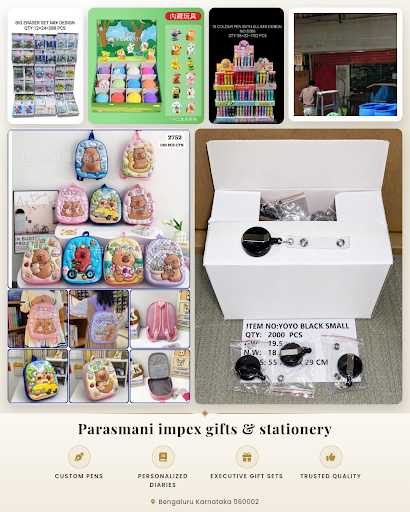 Parasmani Impex Gifts & Stationery is a trusted gift shop in Bengaluru specializing in customized…