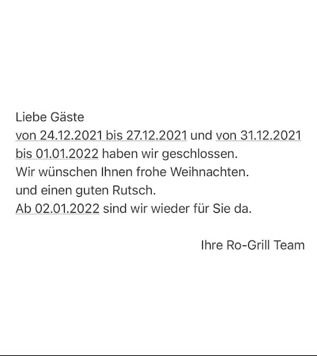 Ro-Grill Sonneborn - Visual