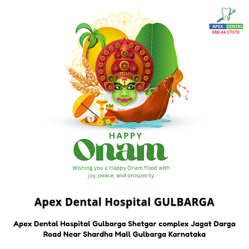 Celebrate Onam with a confident smile at Apex Dental Hospital GULBARGA. Our expert implantology d… post image