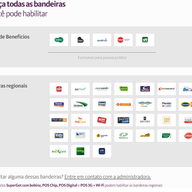 Máquina de Cartão SuperGet com Bobina da Getnet [Santander