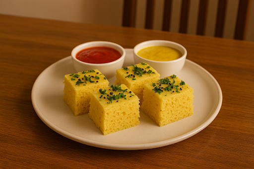 hot live Dhokla post image