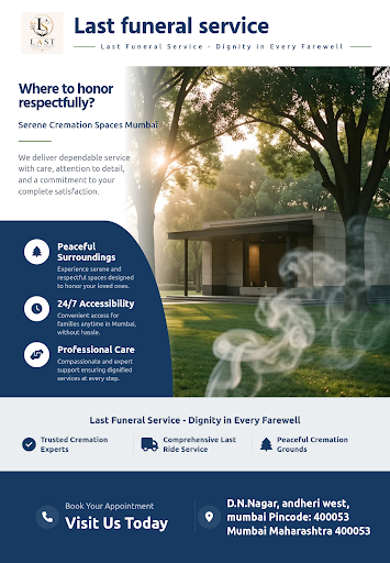 Last Funeral Service offers compassionate and respectful cremation ground services, supporting fa…