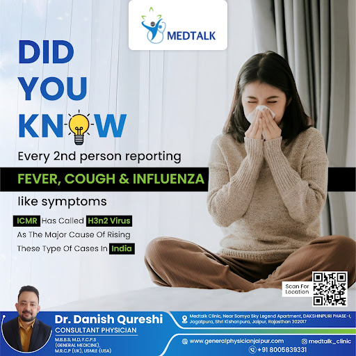 Every 2nd person is experiencing fever, cough & influenza symptoms! 🤒🤧