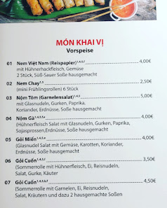 Speisekarte