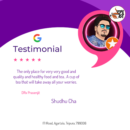 "Dr. Prasenjit's perfect blend of satisfaction! He loved the service at Shudhu Cha, Agartala's fa… post image