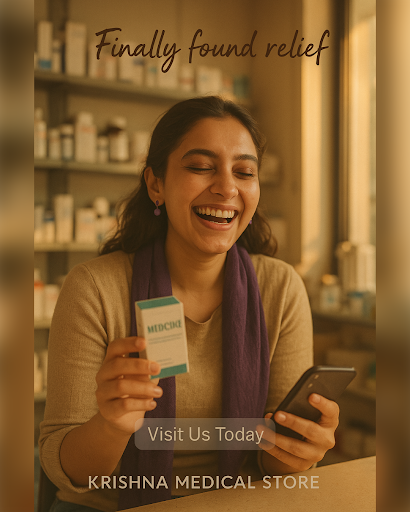 Get the best medicines near you in Meerut! At Krishna Medical Store, our most loved customers' fa… post image