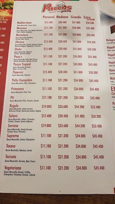 Photos of Pacco's Pizza