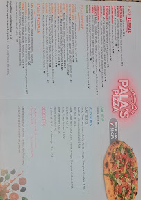 Menu PALA'S PIZZA Page 1
