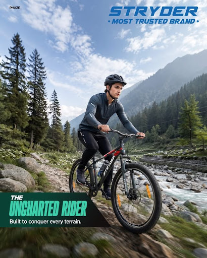 Some riders move for speed.