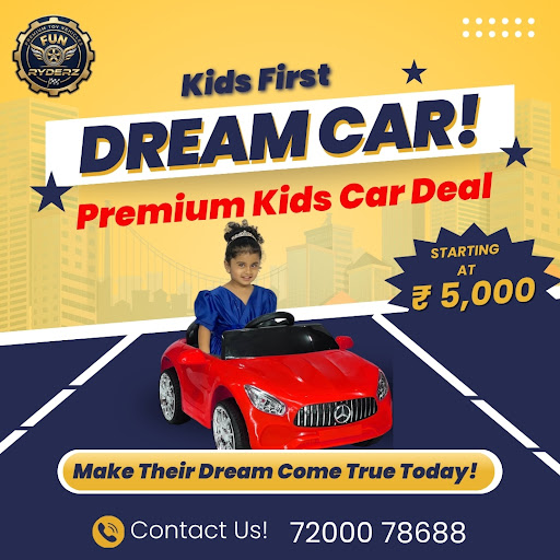 Fun Ryderz in Chennai is your trusted destination for premium kids electric cars and ride-on toy…