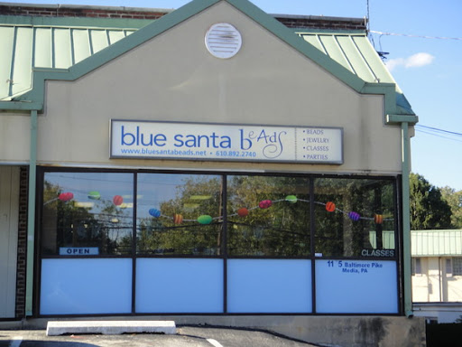 Blue Santa Beads