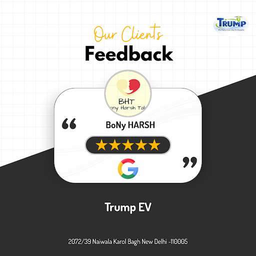 BoNy HARSH from New Delhi raves about his exceptional experience at Trump EV! He praises our expe…