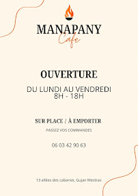 Menu Manapany Café Page 3