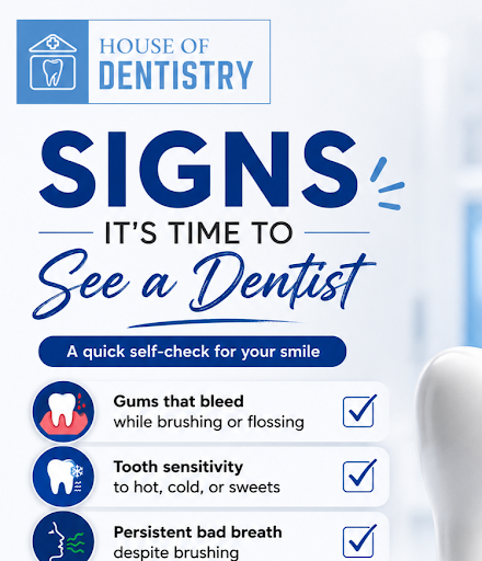 🦷 Signs It's Time to See a Dentist | House of Dentistry, Dehradun post image