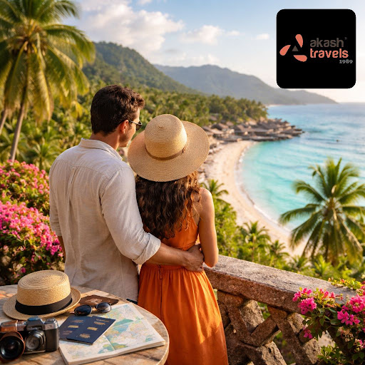Planning a romantic escape with your partner? Akash Travels Travel Agency, Car Rental Agent, Inte…