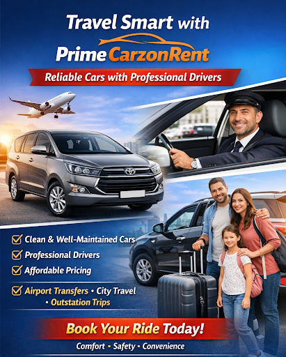 Your journey deserves comfort and reliability. Travel anywhere with Prime CarzonRent and enjoy a…