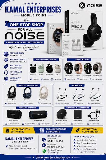 🎧 Official Noise Products Now Available at Kamal Enterprises! post image