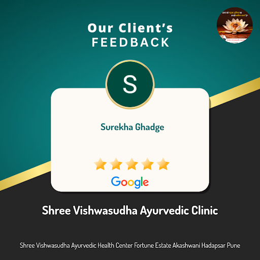 Surekha Ghadge, a delighted customer, shares her wonderful experience at Shree Vishwasudha Ayurve… post image