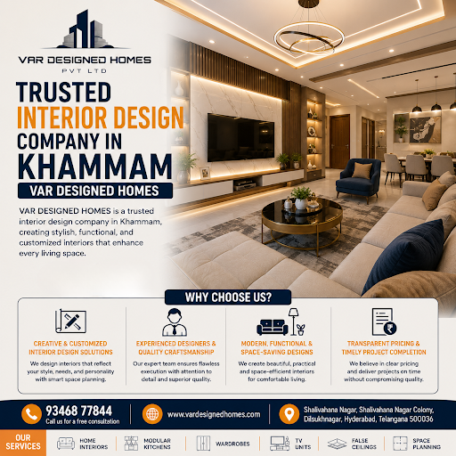 Trusted Interior Design Company in Khammam | Modern & Customized Interior Solutions post image