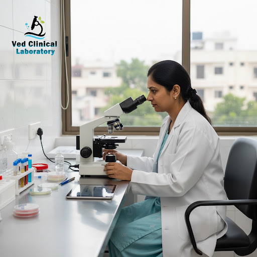 Need clear, reliable test reports to guide your treatment? Ved Clinical Laboratory in Shramik Nag…