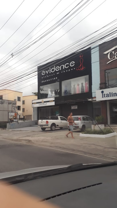 Evidence aluguel de roupas