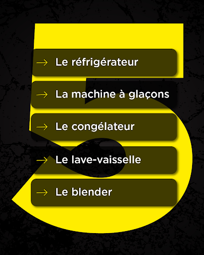 🏆 Top 5 des produits qui bossent le plus pendant l'été.

Ils ne prennent ni congés, ni RTT... et ils sont pourtant indispensables. 😄

🥇 Le réfrigérateur
🥈 La machine à glaçons
🥉 Le congélateur
4️⃣ Le lave-vaisselle
5️⃣ Le blender

Et chez vous, lequel mérite la première place ? 👀

➡️ Rendez-vous en magasin et sur : www.mda-electromenager.com

#mda #electromenager #ete #top5 #maison #fraicheur
