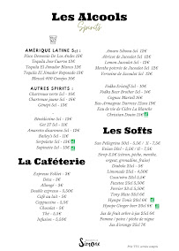 Menu MLLE SIMONE RESTAURANT BAR JAZZ LIVE Page 8