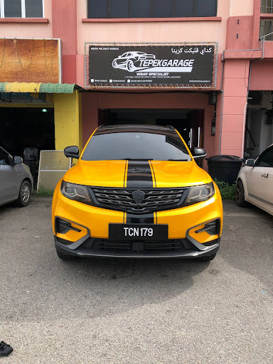 Wrapping kereta kelantan Tepek Garage