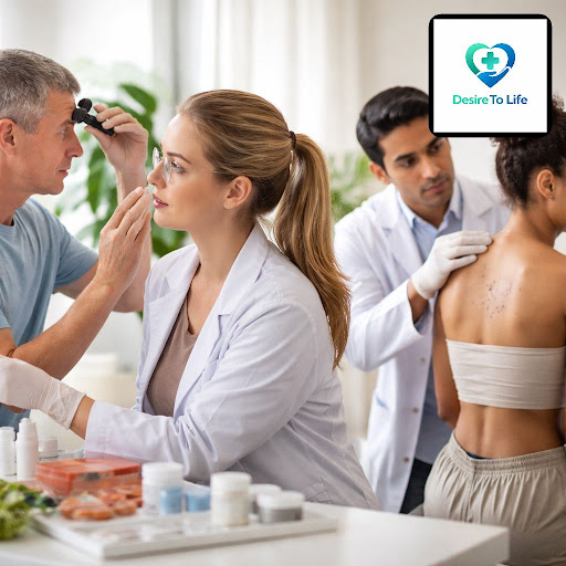 Healthy skin gives you confidence every day. At Desire To Life, jobra canal road, Cuttack, our ex… post image