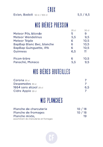 Menu Le Comptoir Foch Page 6