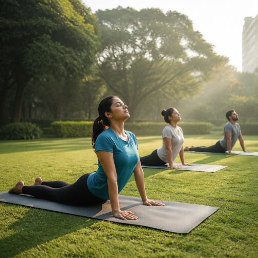 Begin your day feeling lighter, calmer and more focused with energising morning yoga at SHREE YOG… post image