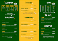 Menu Chick'n'co Page 1