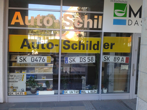 Zulassungsdienst und Kfz Kennzeichen Halle / Saale Emanuel Schreiber Schilderfabrik - Thumbnail