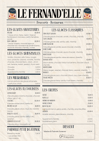 Menu Le Fernand'elle Page 2