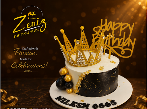 👑 Celebrate in Royal Style with a Luxury Crown Birthday Cake by Zeniz Cakes! ✨🎂 post image