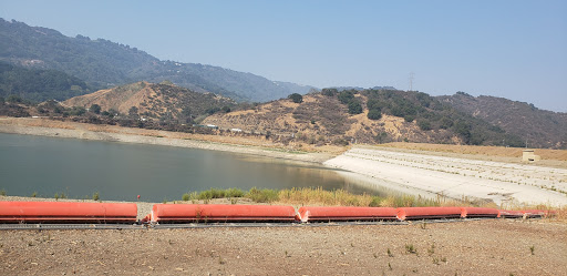 Stevens Creek Reservoir parking lot - Thumbnail